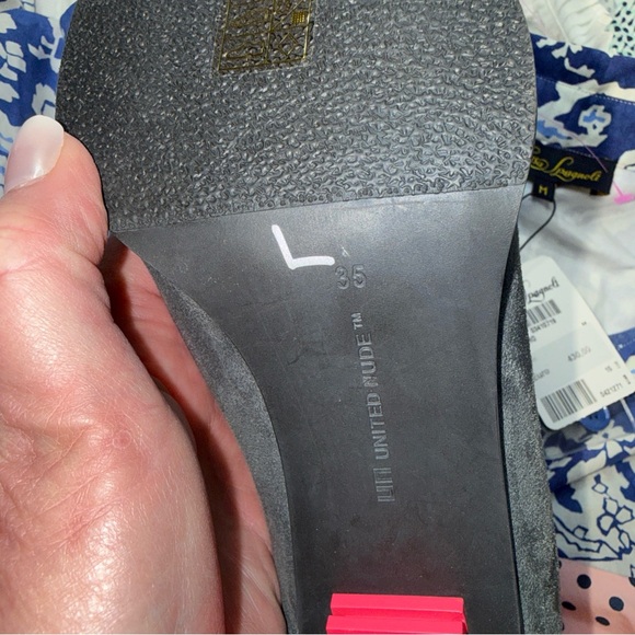 Colorblock Mid-Heel Ankle Boots in Teal, Gray and Black - Picture 11 of 11